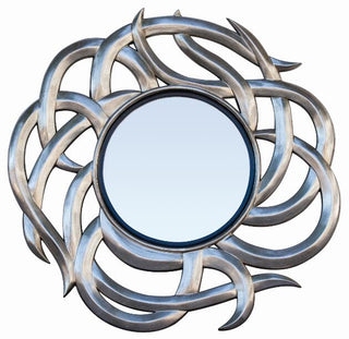 Precious Curves Elegance -  Contemporary Wall Mirror for Stylish and Sophisticated Home Decor