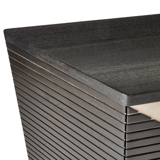 Vector Credenza - Ebony Finish -  Sleek and Modern Storage Solution