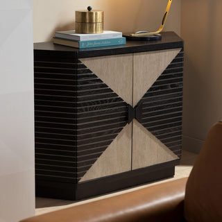 Vector Credenza - Ebony Finish -  Sleek and Modern Storage Solution