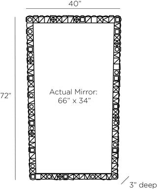 Ruzgar Mirror - Contemporary Design with Unique Frame