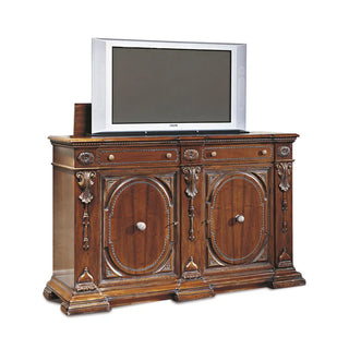 Italian And French Country 68.1102'' Sideboard e. Mechanical Lift