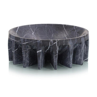 Elevated Black Marble Bowl JRA-13048