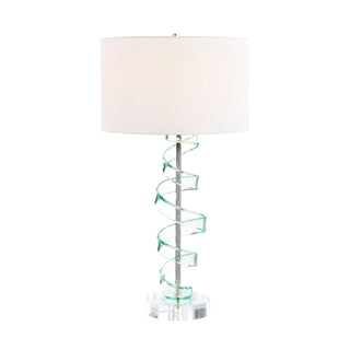 John Richard Acrylic Spiral Table Lamp, Green JRL-10773