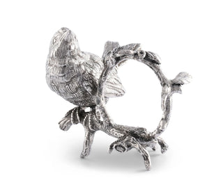 Pewter Song Bird Napkin Ring