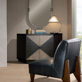 Vector Credenza - Ebony Finish -  Sleek and Modern Storage Solution