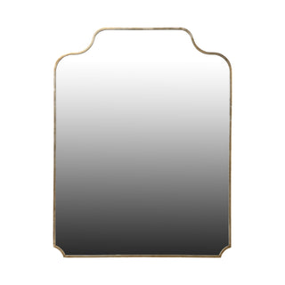 Sartilly Mirror - Elegant Champagne Finish with Curved Design, Inspired by 18th Century French Style