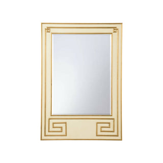 Greek Hall Mirror – Majestic Design with Gold Leaf Frame and Beveled Edges