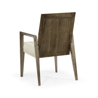 Modern Gatsby Arm Chair - Walnut Finish | JC Modern Dining Chair Collection