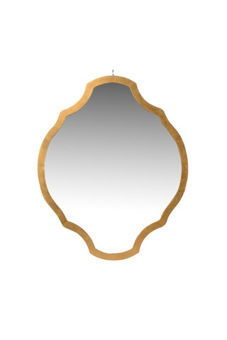 Myrtle Grove Mirror - Elegant Gold Leaf Frame by Jamie Merida