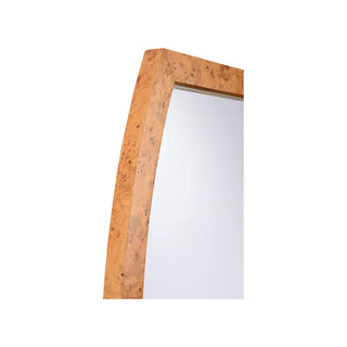 Hewett Mirror - Elegant Burlwood Frame