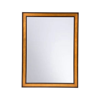 Baldwin Mirror with Antique Gold Leaf Finish – Modern and Traditional Wall Mirror