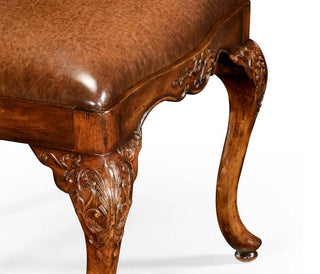 Jonathan Charles Seaweed Marquetry Side Chair