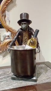 Maitland Smith Monkey Wine Holder-8125-12