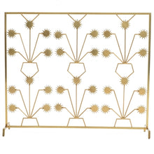 Load image into Gallery viewer, SOFT FINISHED BRASS FIREPLACE SCREEN