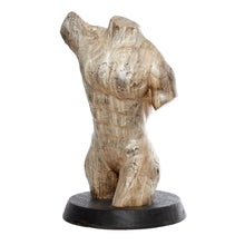 Load image into Gallery viewer, WOOD TORSO SCULPTURE 14&quot;W, 24&quot;H