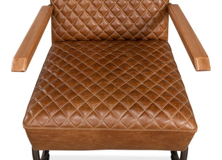 Beverly Hills Chair, Cuba Brown Leather [28890]