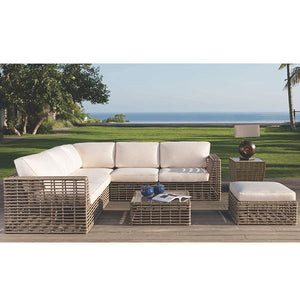 TOPAZ SECTIONAL SEATING IN GRAY WICKER