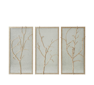 Silver Hawthorn Trio Wall Mirror