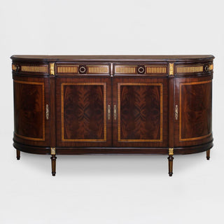 SIDEBOARD DEMILUNE FLAMED IN EM FINISH