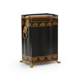 Carlton Wastebasket - Black