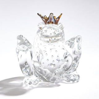 FROG PRINCE-CLEAR W/BUBBLES