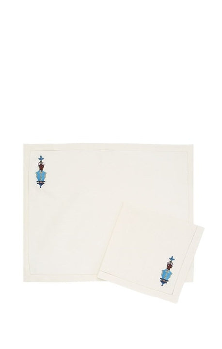 Moretto blue napkin set