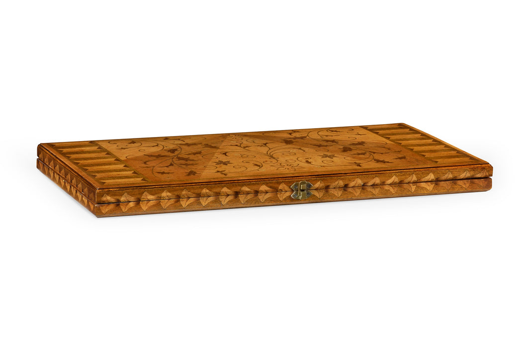 Seaweed Marquetry Backgammon Board