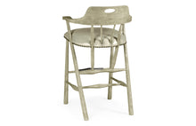 Load image into Gallery viewer, Smokers Style Grey Oak Bar Stool 495887-BS-GYO