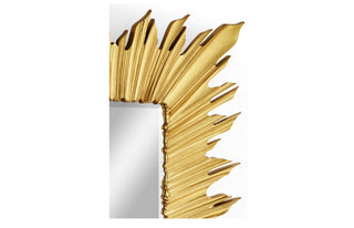 Jonathan Charles Wall Mirror Sunburst - Gold