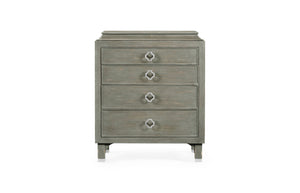 Small Pewter Oak Chest of Drawers 500064-SGO
