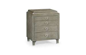 Small Pewter Oak Chest of Drawers 500064-SGO