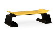 Load image into Gallery viewer, Asian Peking Yellow &amp; Bronzed Iron Coffee Table 500156-LPY-BAH