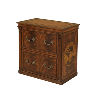 MAITLAND SMITH AGED REGENCY FINISHED PRINTER CABINET