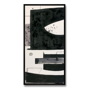 FRAMED PRINTED CANVAS-MODERNIST-SMOKED- 48"X96"