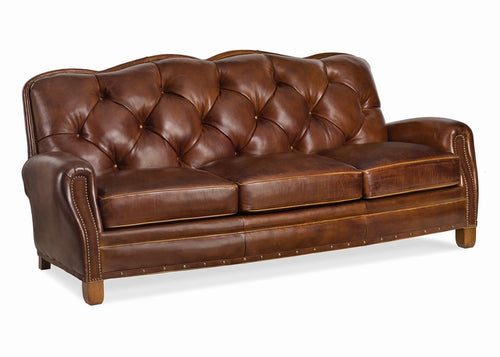Hancock & Moore Leather Utopia Tufted Sofa
