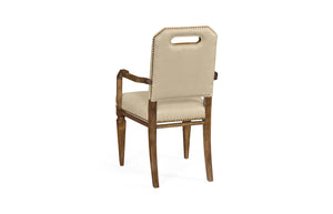 Contemporary Camden Dining Arm Chair, Upholstered in MAZO