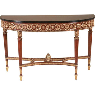 DEMILUNE CONSOLE TABLE