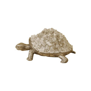 Maitland Smith TURTLE WITH ROCK CRYSTAL-8139-10