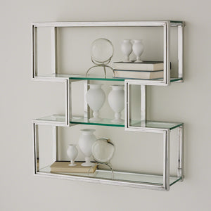ONE UP WALL SHELF-STAINLESS STEEL