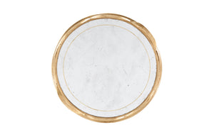 Églomisé & bronze circular tray 494249