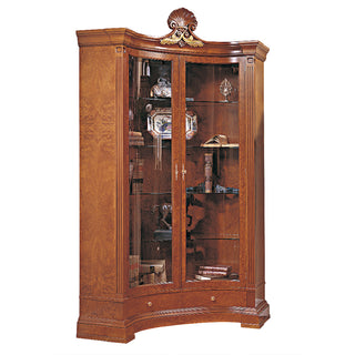 CORNER CABINET, 2 DOORS, 2 DRAWERS