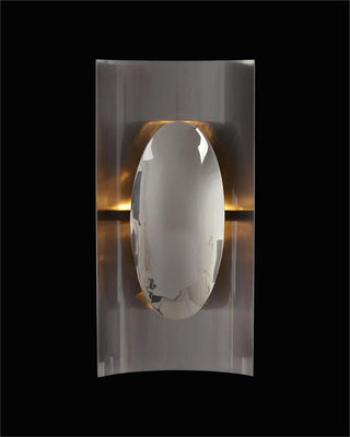 Single-Light Wall Sconce in Nickel