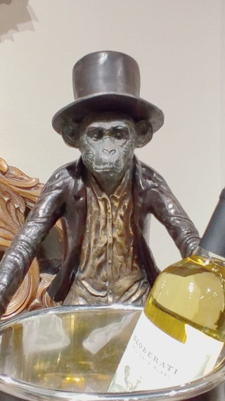 Maitland Smith Monkey Wine Holder-8125-12