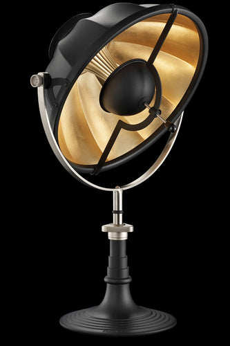 Armilla 41 black & gold leaf table lamp