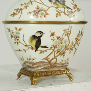 磁器の鳥/花皿