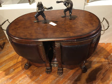 Load image into Gallery viewer, GAMESMAN OCCASIONAL TABLE WITH UPHOLSTERED CHAIRS