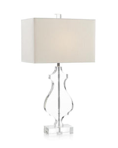 Crystal Clear Silhouette Table Lamp