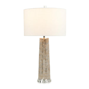 Taper Mica Cylinder Table Lamp