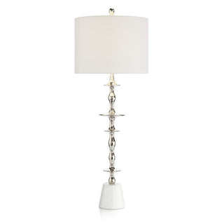 Polished Nickel Buffet Lamp