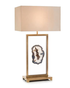 Floating Agate Table Lamp